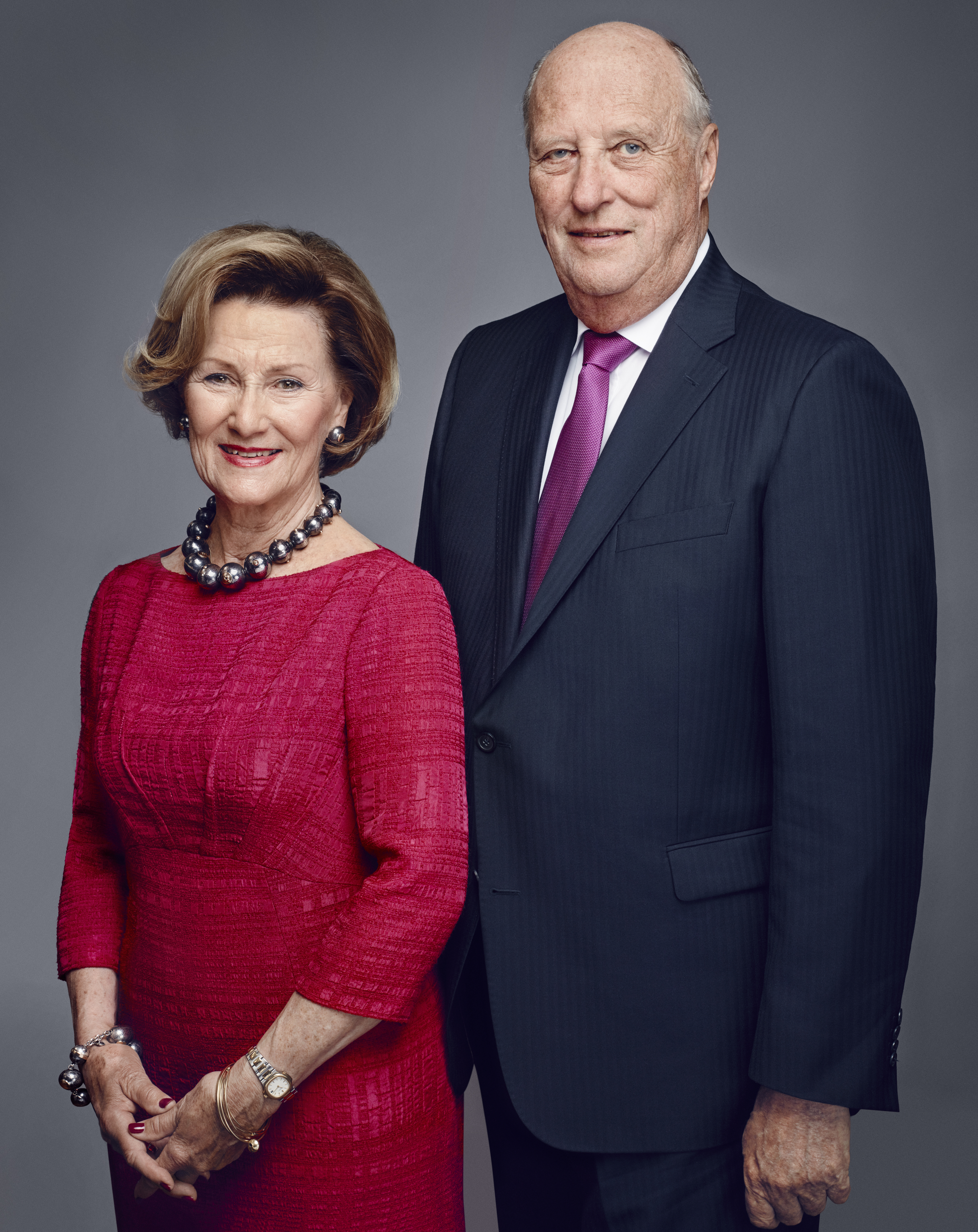 Deres Majesteter Kongen og Dronningen.