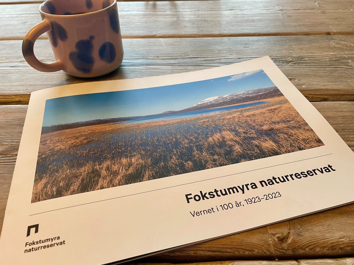 Foto av fremsiden til jublieumsheftet