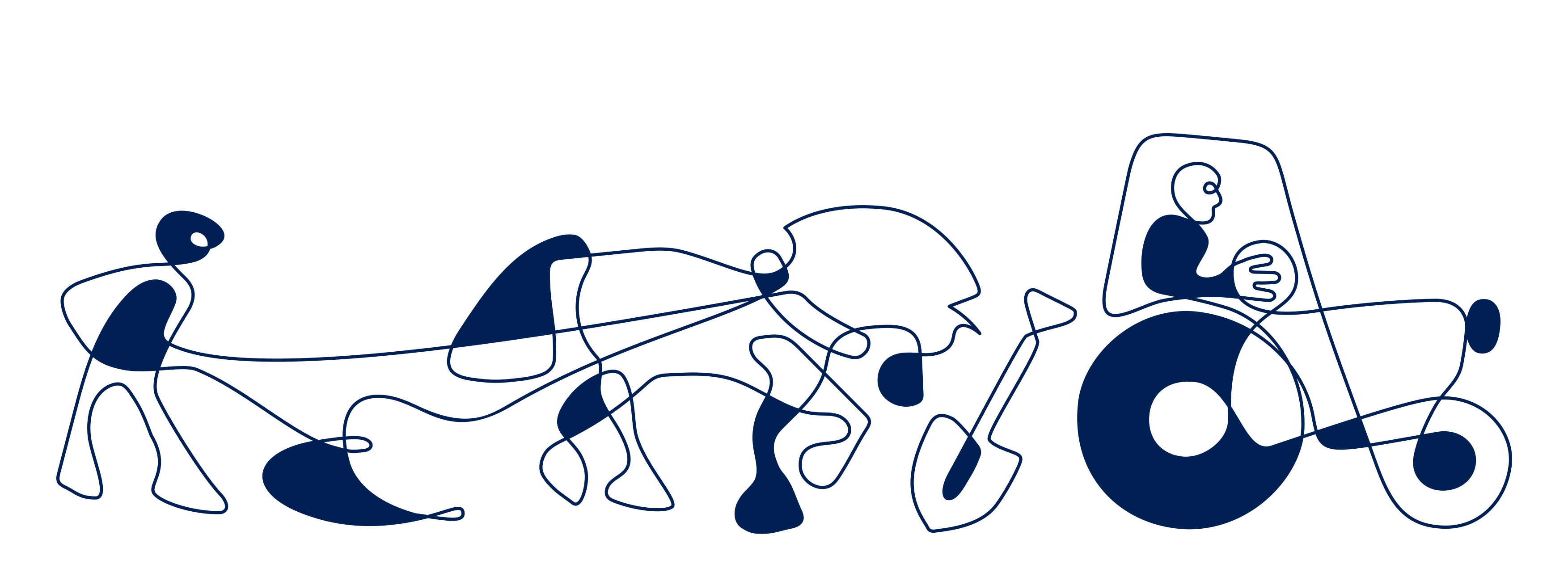 Logo for kulturlandskapsprisen i Møre og Romsdal. Logoen består av ein spade, ein hest med plog og ein traktor, tre element som speglar utviklinga i jordbruket. 