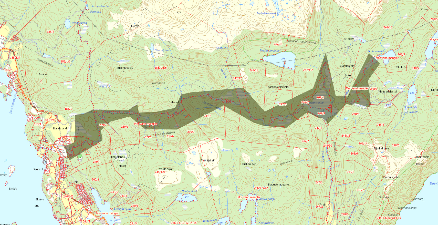 Kvinnherad, Handelandsdalen