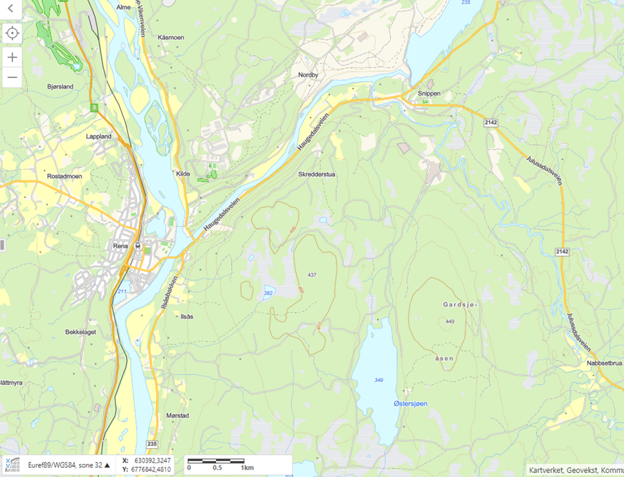 Kart som viser &Oslash;stersj&oslash;en