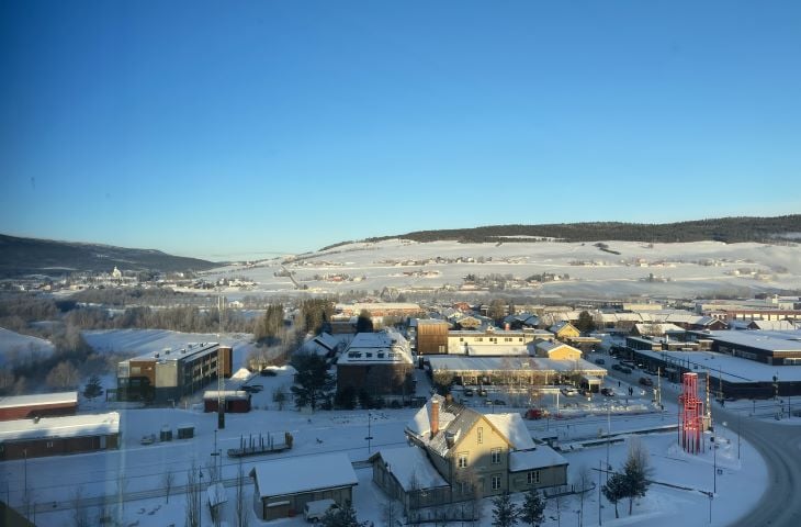 Vinterlandskap på Tynset