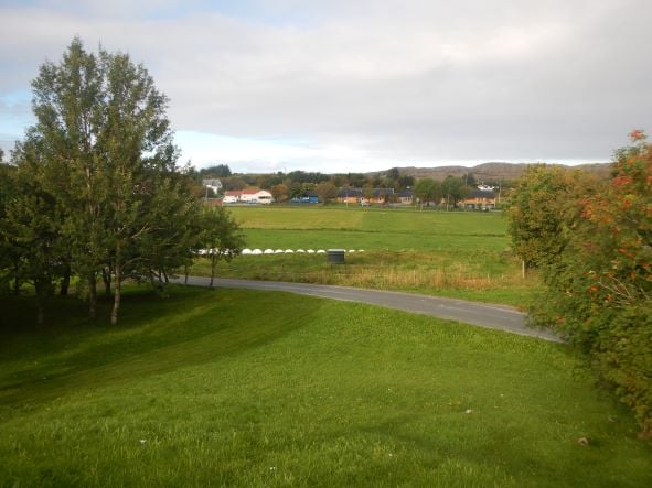 Landskapsbilde fra Dønna