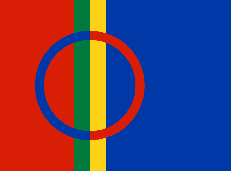 Bilde av det samiske flagget