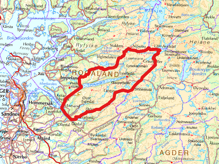 Denne delen av Sandnes kommune bør overførast til Strand, meiner Statsforvaltaren i Rogaland. Det er Kommunal- og distriktsdepartementet som skal ta endeleg stilling.