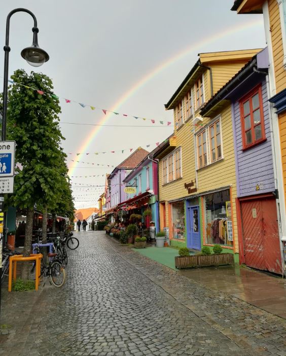 Fargegata i Stavanger