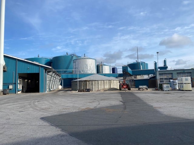 Biogassanlegg i Danmark. 