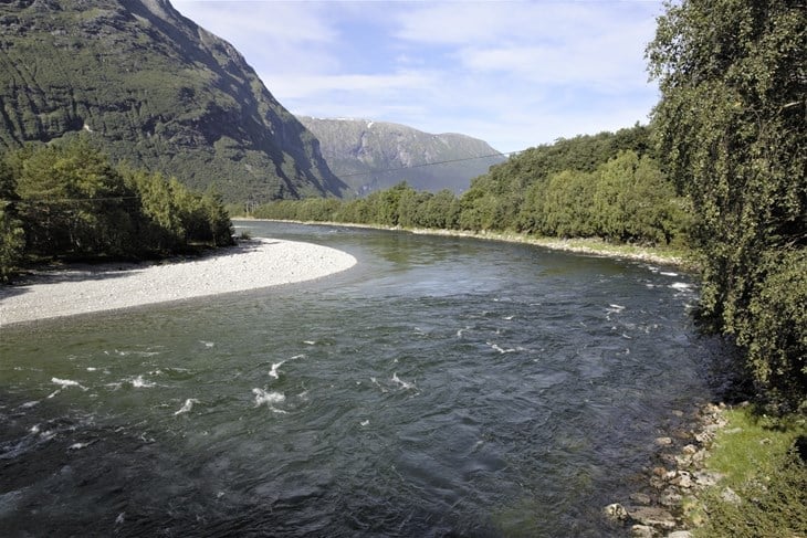 Driva ved Kiklingbrekkbrua.