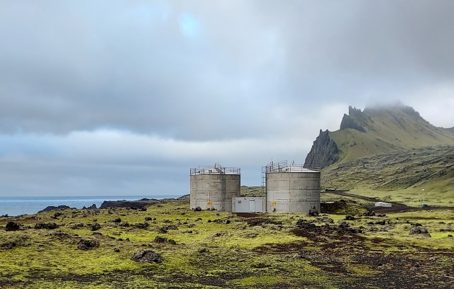Tankanlegget ved Olonkinbyen