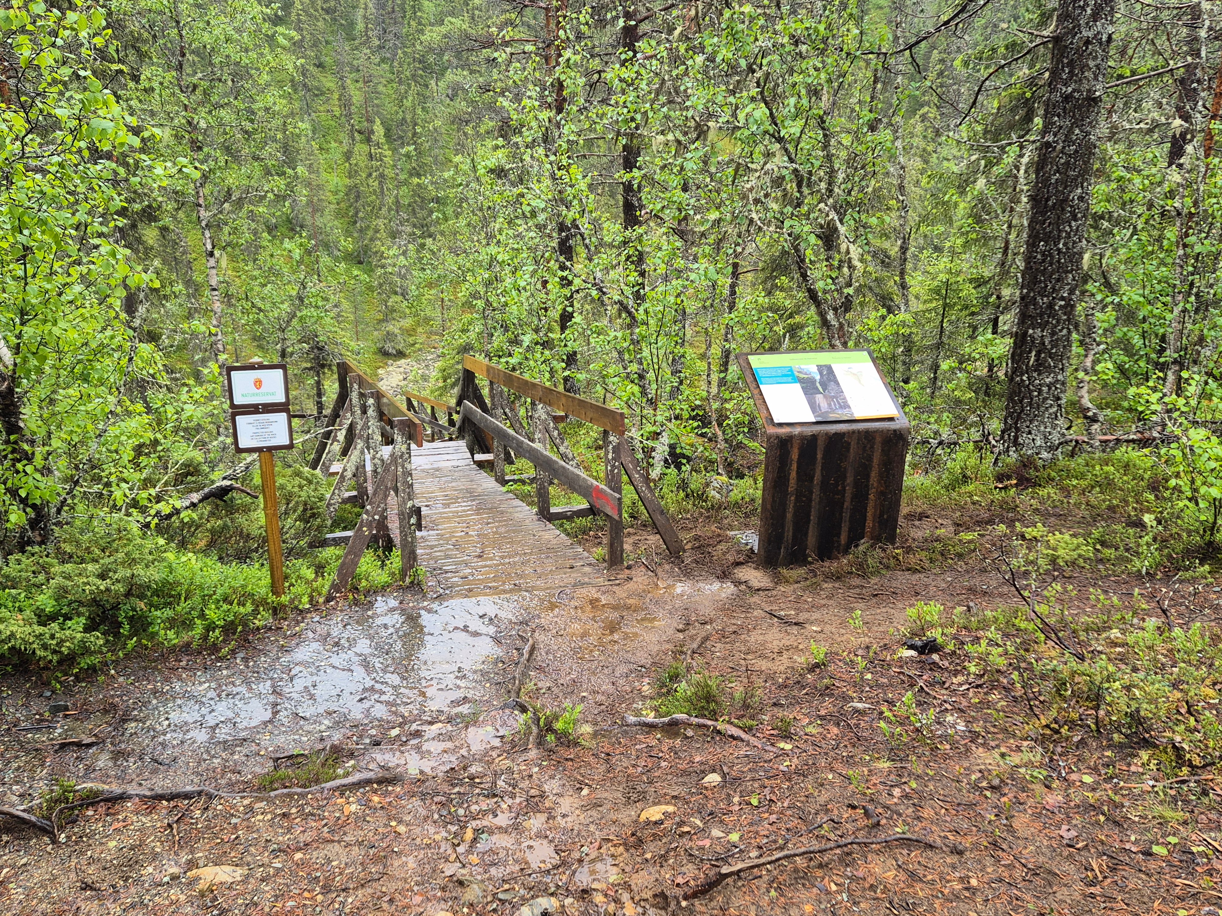 Inngang til naturreservat