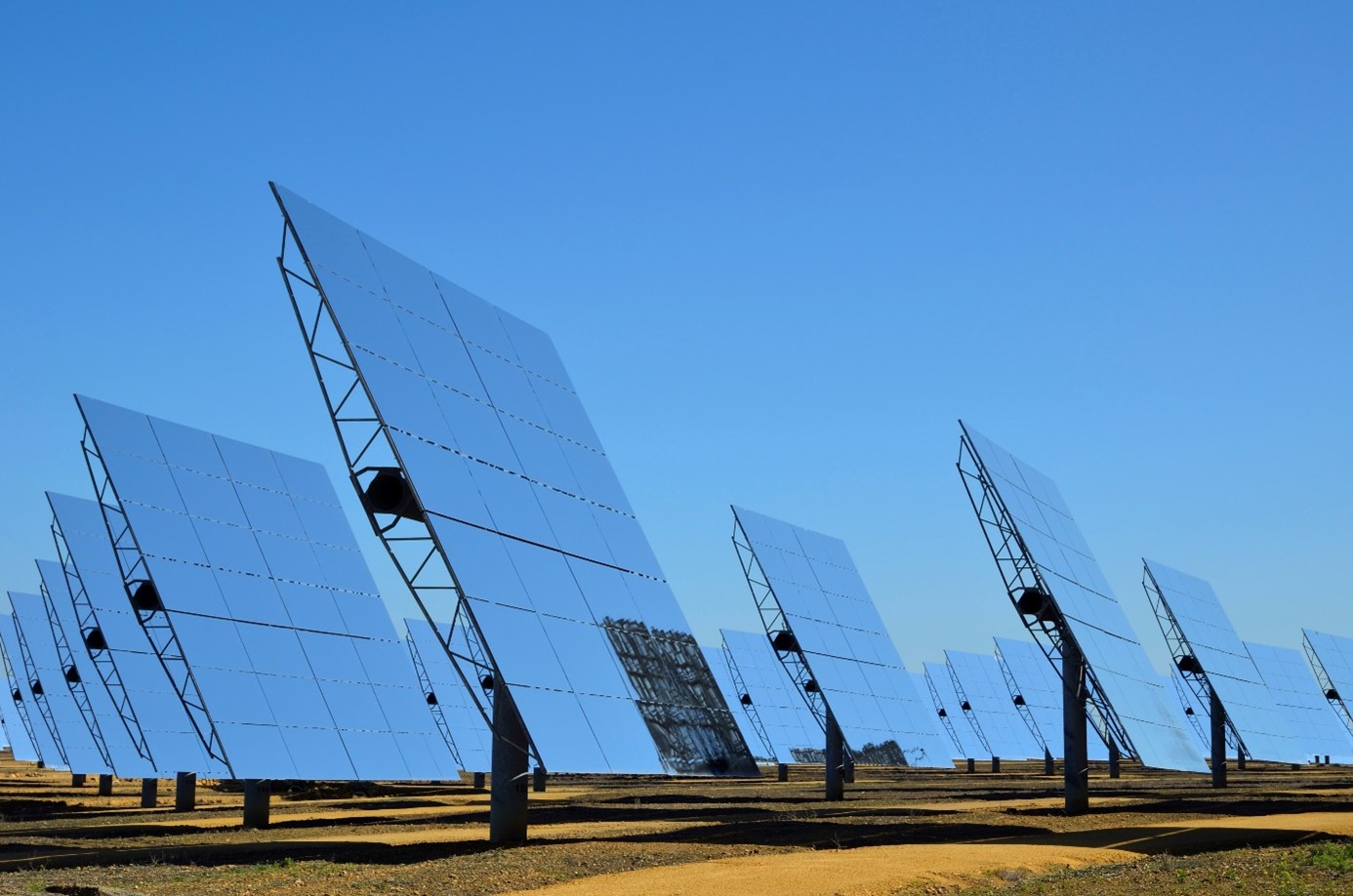 Solceller på bakken