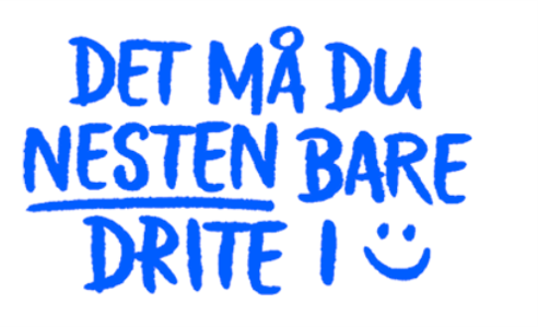 Det må du nesten bare drite i