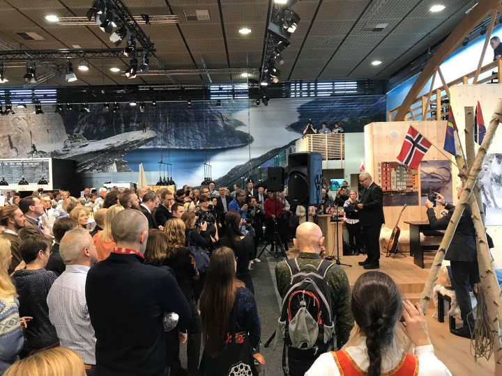 Selve åpningen. Foto: Ellen Kachel
