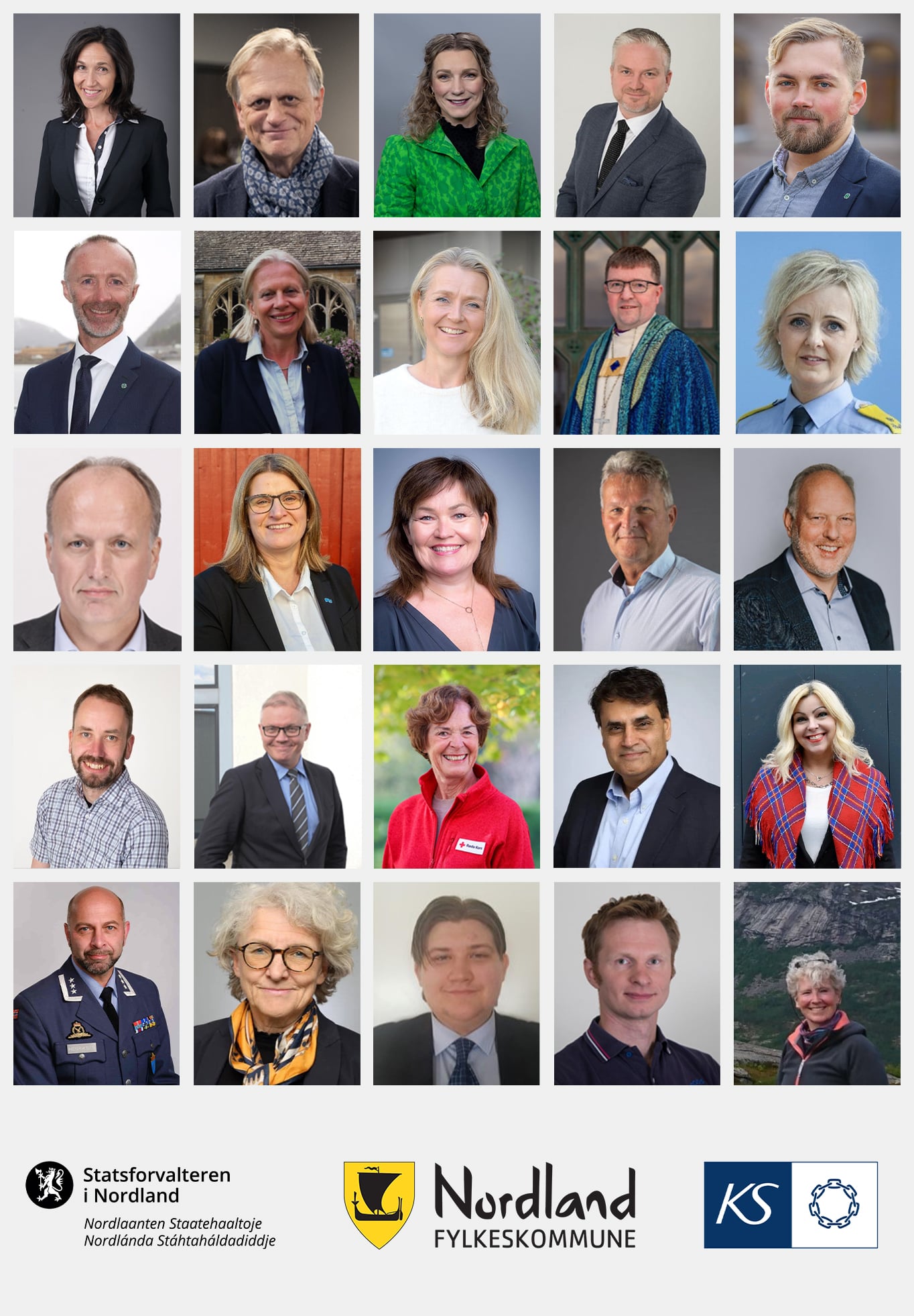 Portretter av innledere på Nordlandskonferansen 2024