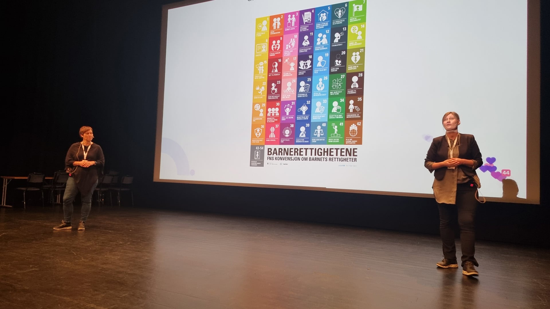 Nina Skille fra Nordland og Gro Davidsen fra Troms og Finnmark, er med i statsforvalternes nasjonale arbeidsgruppe for barnekonvensjonen i praksis (tidligere Sjumilsteget), som blant annet jobber for å få til bedre medvirkning med barn og unge.