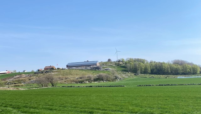 Gardsbruk på Åmøy, mai 2024