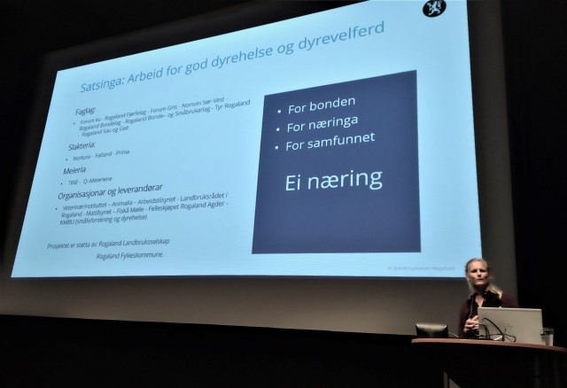 Opningsforedrag ved prosjektleiar Hanne-Elin Herrebrøden frå Statsforvaltaren