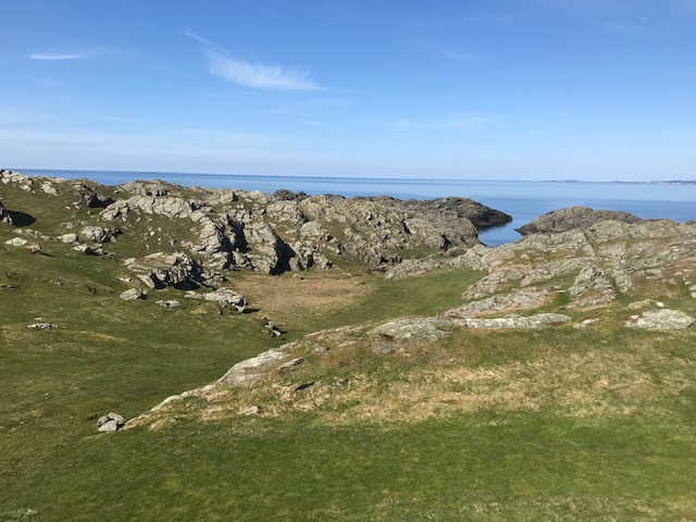 Omr&aring;de for planlagt hotell. 