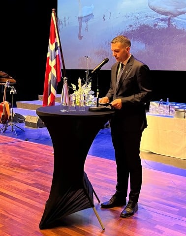 Statssekretær Kjetil Vevle fra arbeids- og inkluderingsdepartementet. Foto: Statsforvalteren i Vestfold og Telemark