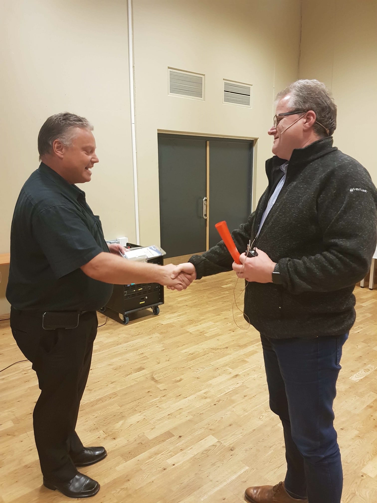Arve Meidell og Haavard Stensvand (foto: Alfa S. Winge)