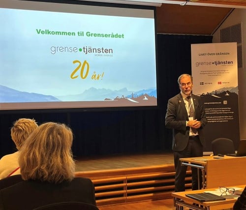 Landshövding i Dalarne Georg Andrén holdt inlegg.