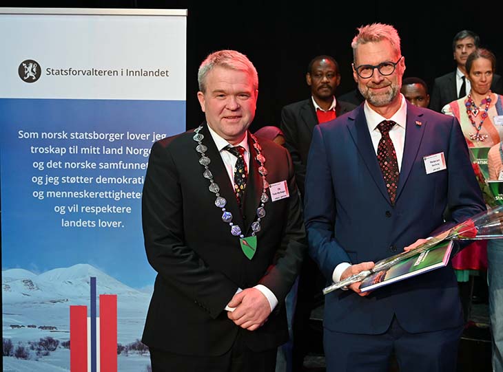 Gruppebilde Sør-Fron fra statsborgerseremoni 
