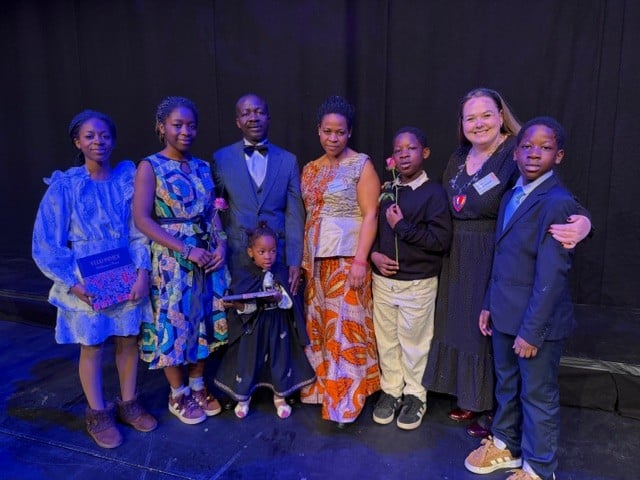 Familie fra Kongo
