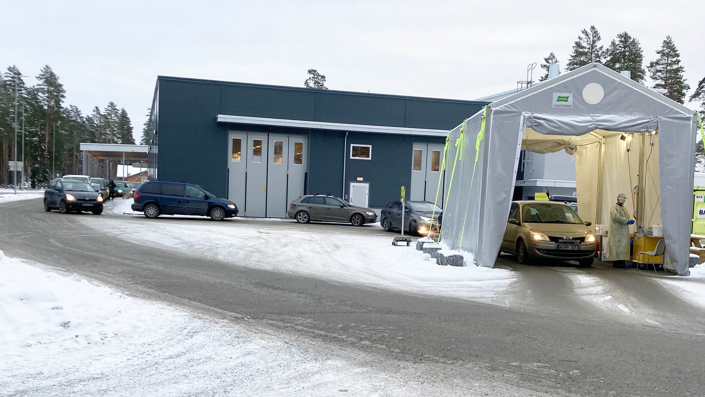 Grenseteststasjonen på Magnormoen i Eidskog.