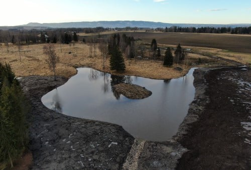 Ny dam i Stange kommune