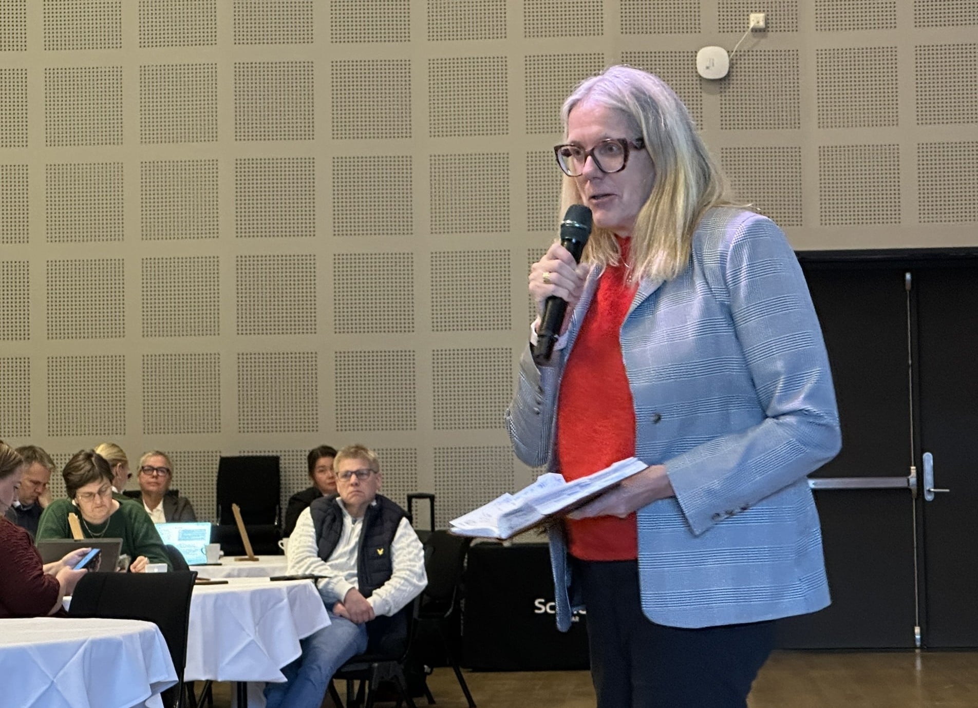 Anne Kathrine Fossum snakker på Treffpunkt Innlandet.