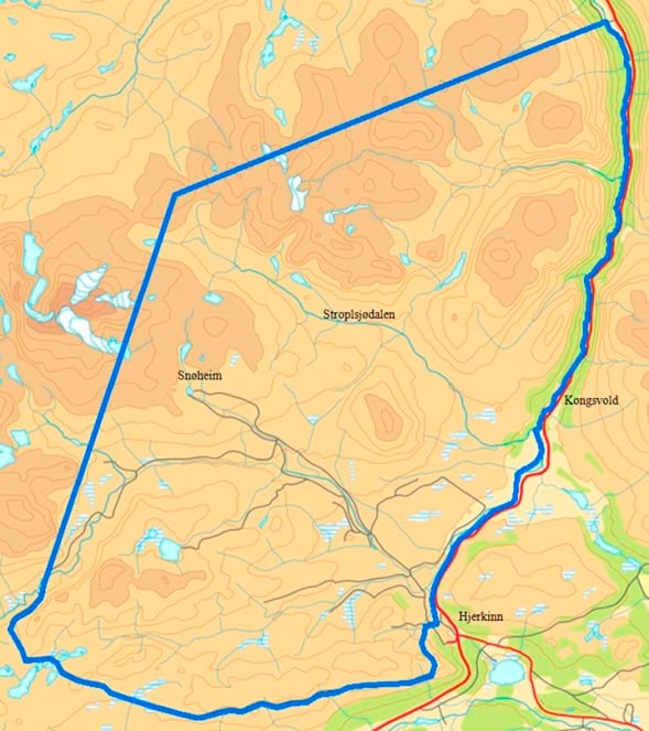 Kjerneområdet for moskus Kjerneområdet for moskus